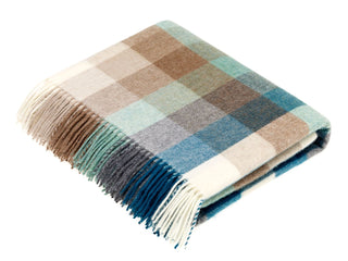 Harlequin Block Eucalyptus Throw