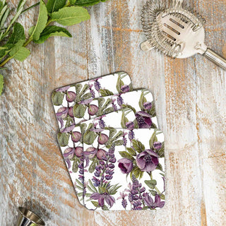 The Mulberry Collection Pure Set of 4 Coasters