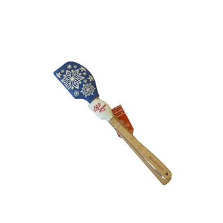 Snowflake Blue Coloured Spatula Set 2Pces