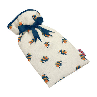 Bees Beige Hot Water Bottle