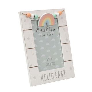Petit Cheri "Hello Baby" Photo Frame 4" x 6"