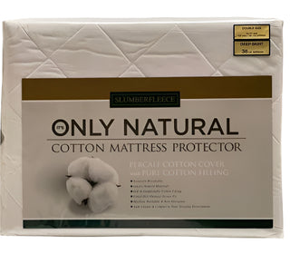It's Only Natural Double Cotton Mattress Protector