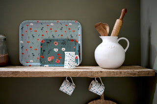 Poppy Meadow Printed Large Tray