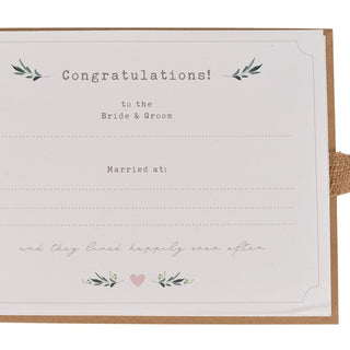 Wedding Guest Book Eucalyptus